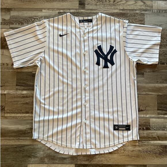 Nike Other - Nike Derek Jeter 2 Yankees Men's Jersey Home Pinstripe Replica Medium T1770-NKWH